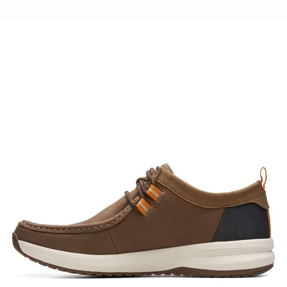 NWT Clarks Men's Wellman Moc Oxford, Cola Leather, 11 - Picture 7 of 7